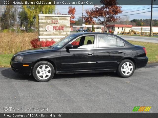 2004 Hyundai Elantra GLS Sedan in Black Obsidian