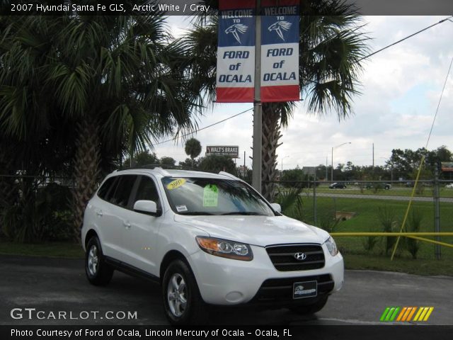 2007 Hyundai Santa Fe GLS in Arctic White