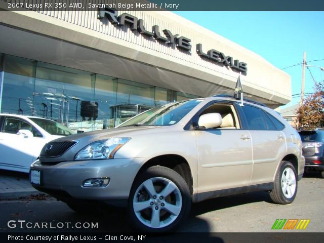 2007 Lexus RX 350 AWD in Savannah Beige Metallic