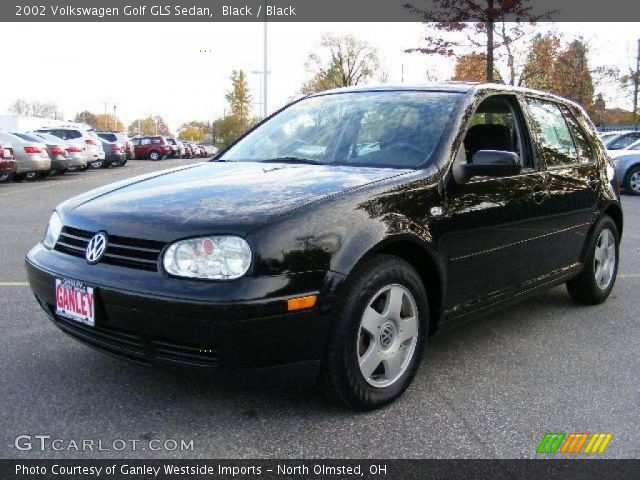 2002 Volkswagen Golf GLS Sedan in Black