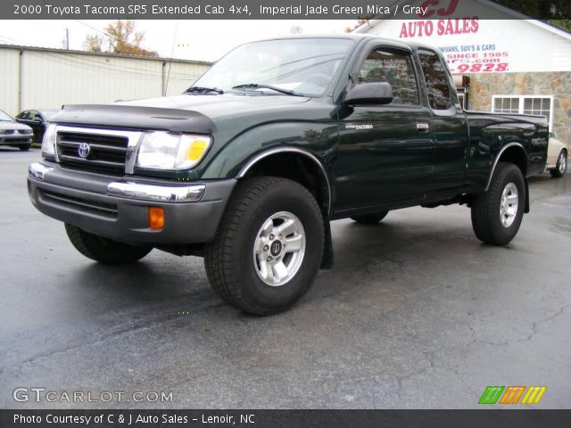 Imperial Jade Green Mica 2000 Toyota Tacoma Sr5 Extended Cab 4x4