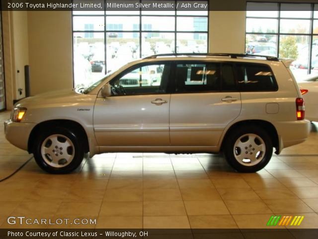 2006 Toyota Highlander Limited in Millenium Silver Metallic