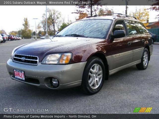 2001 Subaru Outback Wagon in Winestone Red Pearl