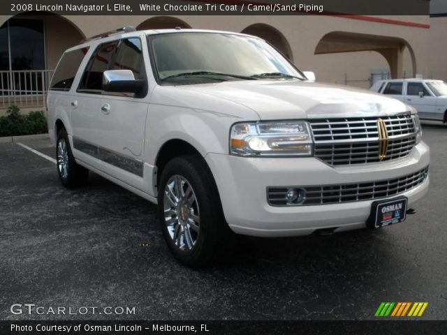 2008 Lincoln Navigator L Elite in White Chocolate Tri Coat