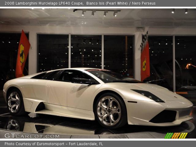 2008 Lamborghini Murcielago LP640 Coupe in Bianco Isis (Pearl White)