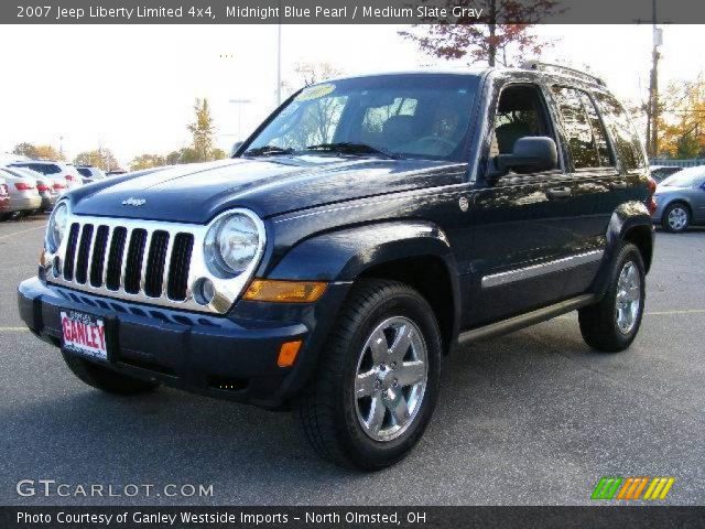 2007 Jeep Liberty Limited 4x4 in Midnight Blue Pearl