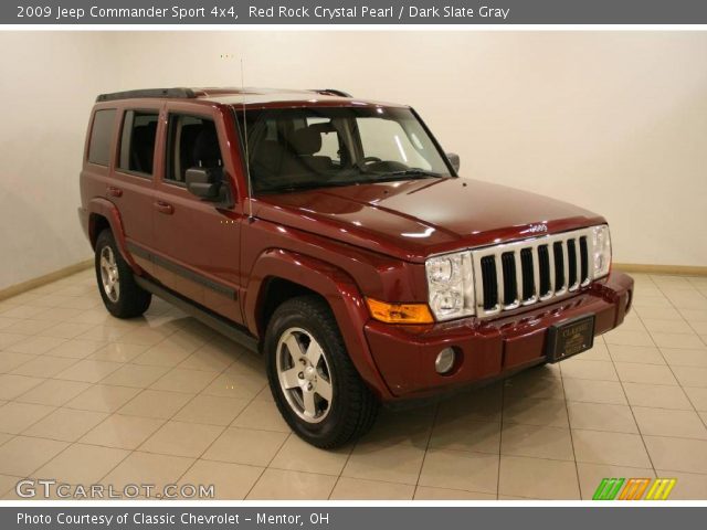 2009 Jeep Commander Sport 4x4 in Red Rock Crystal Pearl