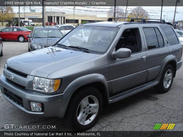 2003 Infiniti QX4 4x4 in Diamond Graphite Metallic