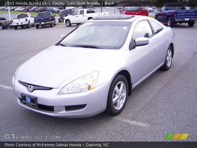 2003 Honda Accord EX-L Coupe in Satin Silver Metallic