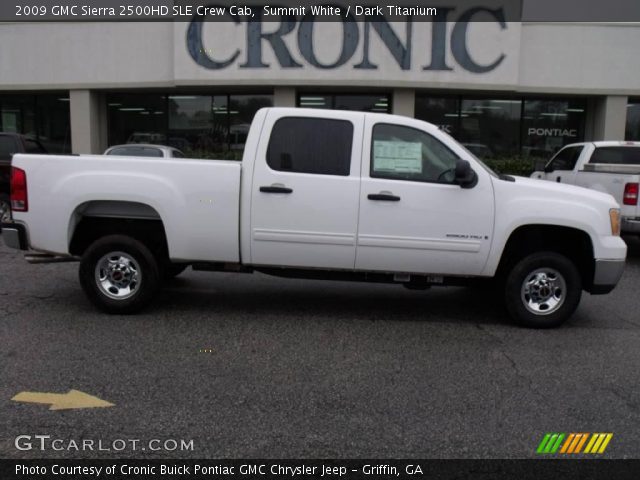 2009 GMC Sierra 2500HD SLE Crew Cab in Summit White