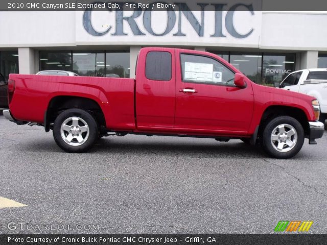 2010 GMC Canyon SLE Extended Cab in Fire Red
