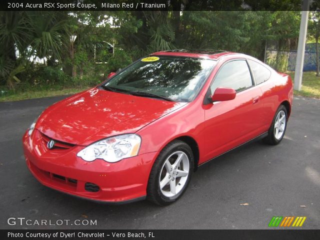 2004 Acura RSX Sports Coupe in Milano Red
