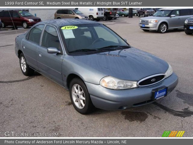 1999 Ford Contour SE in Medium Steel Blue Metallic