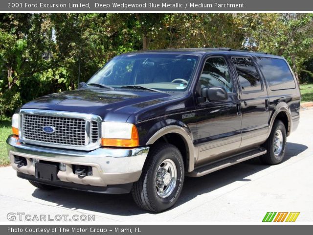 2001 Ford Excursion Limited in Deep Wedgewood Blue Metallic