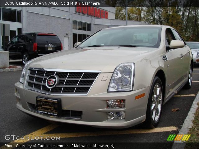 2008 Cadillac STS 4 V6 AWD in Gold Mist