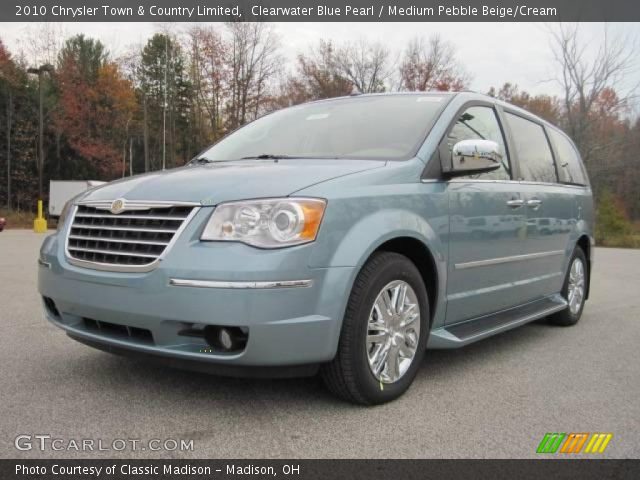 2010 Chrysler Town & Country Limited in Clearwater Blue Pearl