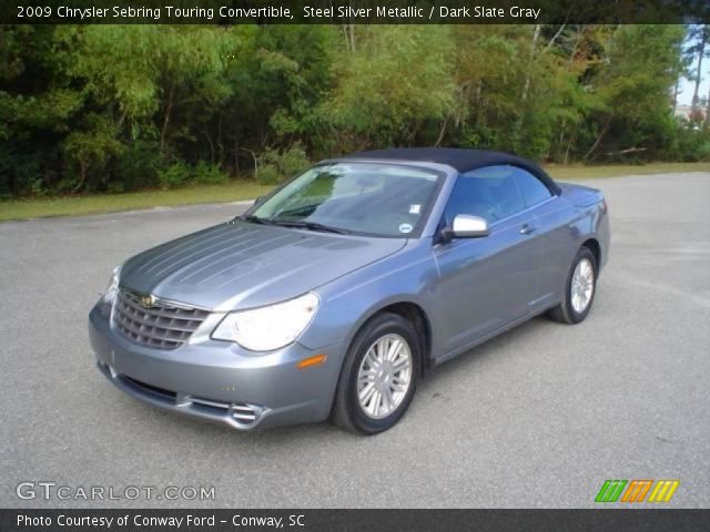 2009 Chrysler Sebring Touring Convertible in Steel Silver Metallic