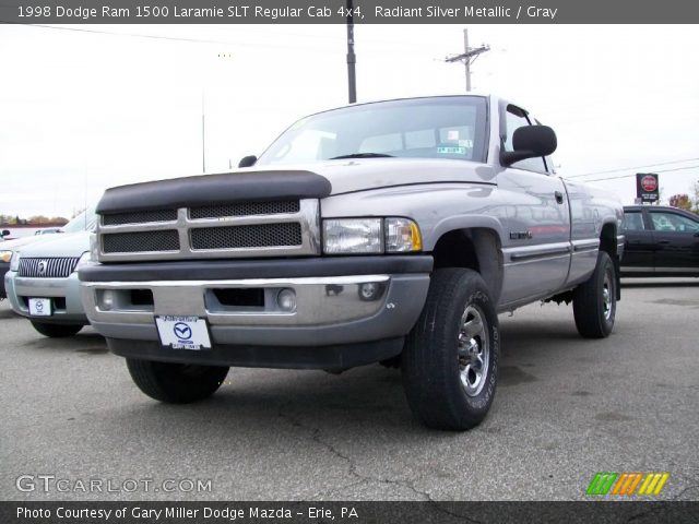 1998 Dodge Ram 1500 Laramie SLT Regular Cab 4x4 in Radiant Silver Metallic