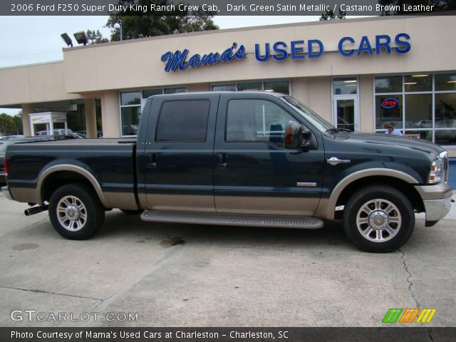 2006 Ford F250 Super Duty King Ranch Crew Cab in Dark Green Satin Metallic
