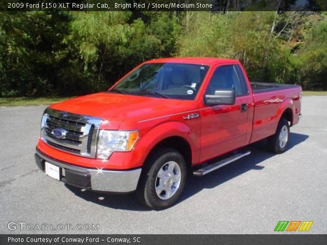 2009 Ford F150 XLT Regular Cab in Bright Red