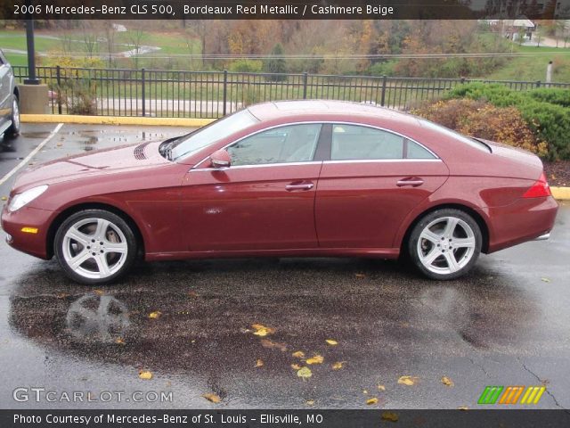 2006 Mercedes-Benz CLS 500 in Bordeaux Red Metallic