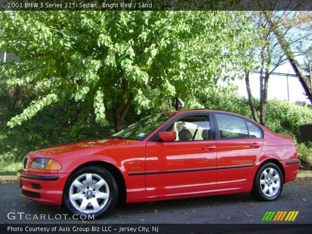 2001 BMW 3 Series 325i Sedan in Bright Red