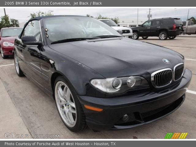2005 BMW 3 Series 330i Convertible in Jet Black