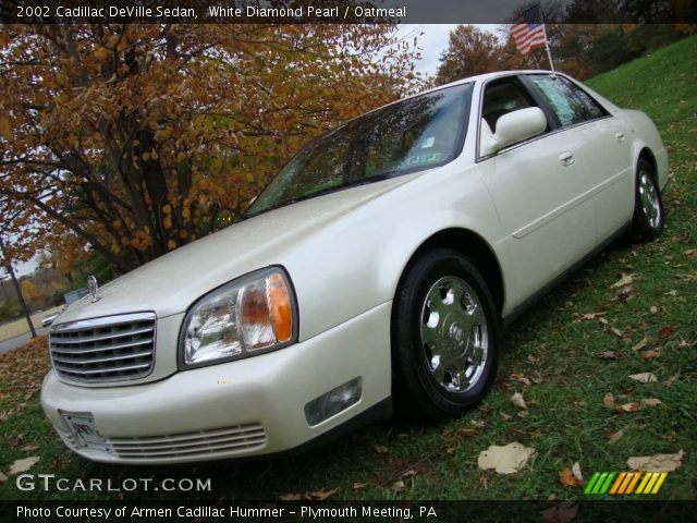 2002 Cadillac DeVille Sedan in White Diamond Pearl