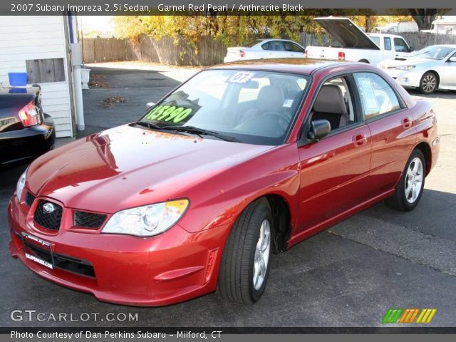 2007 Subaru Impreza 2.5i Sedan in Garnet Red Pearl
