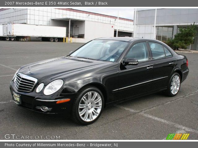 2007 Mercedes-Benz E 350 4Matic Sedan in Black