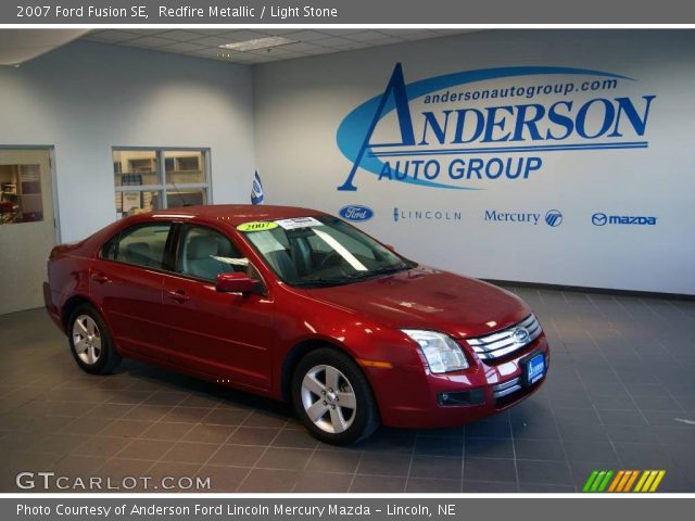 2007 Ford Fusion SE in Redfire Metallic