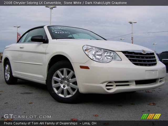 2008 Chrysler Sebring LX Convertible in Stone White