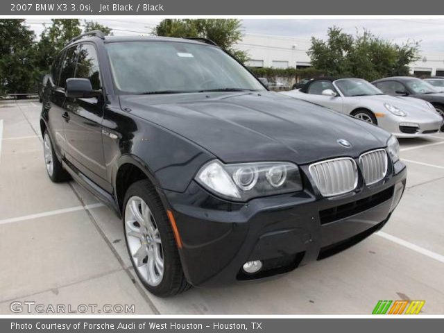 2007 BMW X3 3.0si in Jet Black