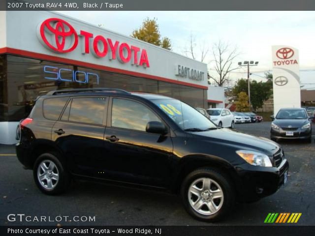 2007 Toyota RAV4 4WD in Black