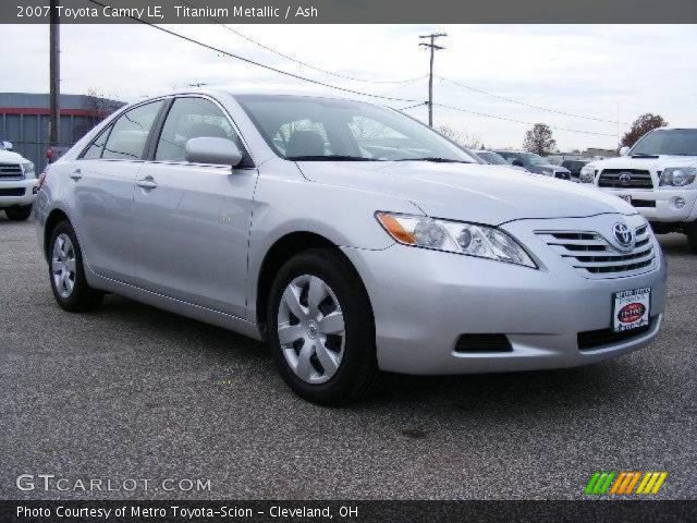2007 Toyota Camry LE in Titanium Metallic