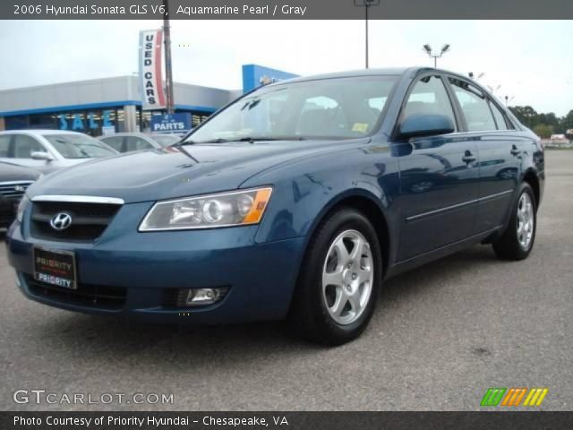 2006 Hyundai Sonata GLS V6 in Aquamarine Pearl