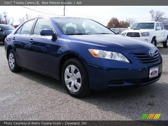 2007 Toyota Camry LE in Blue Ribbon Metallic