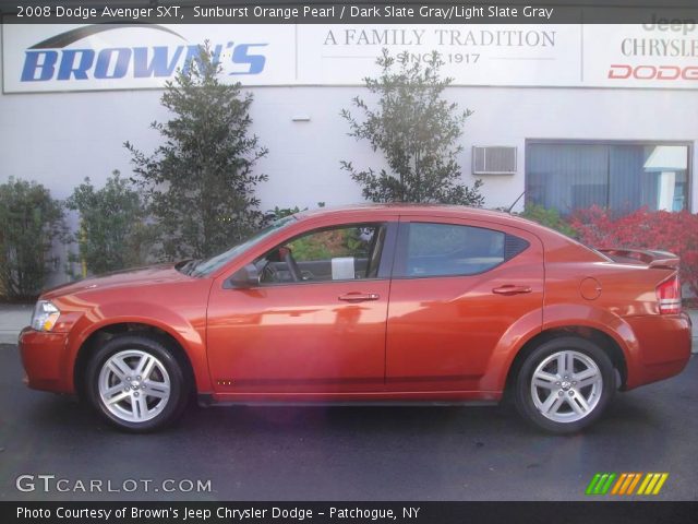 2008 Dodge Avenger SXT in Sunburst Orange Pearl