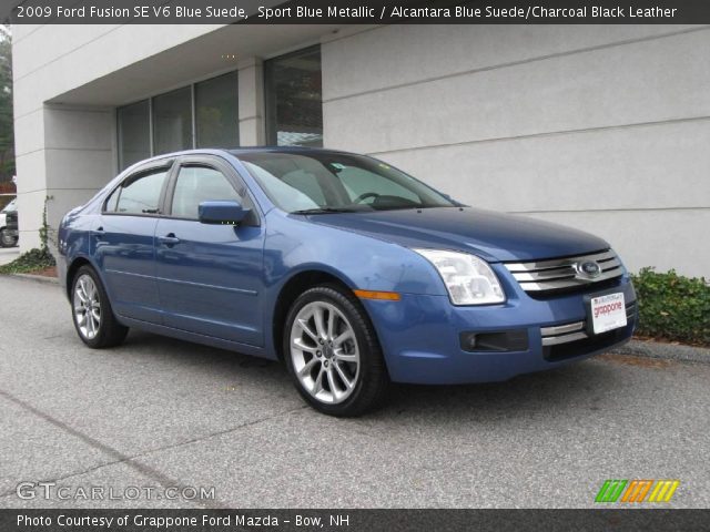 2009 Ford Fusion SE V6 Blue Suede in Sport Blue Metallic