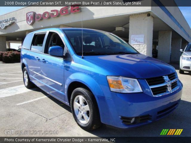 2008 Dodge Grand Caravan SXT in Marathon Blue Pearl
