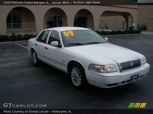 2009 Mercury Grand Marquis LS in Vibrant White