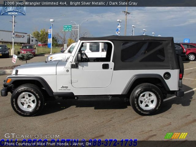 2006 Jeep Wrangler Unlimited 4x4 in Bright Silver Metallic