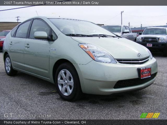 2007 Toyota Prius Hybrid in Silver Pine Green Mica