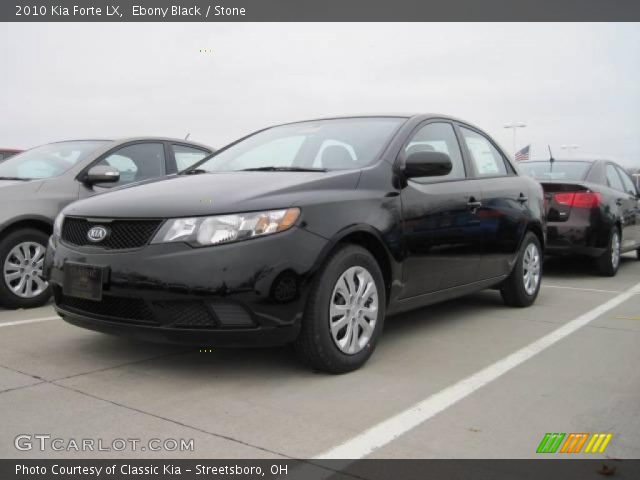 2010 Kia Forte LX in Ebony Black