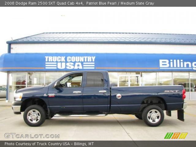 2008 Dodge Ram 2500 SXT Quad Cab 4x4 in Patriot Blue Pearl