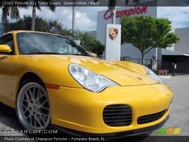 2002 Porsche 911 Turbo Coupe in Speed Yellow