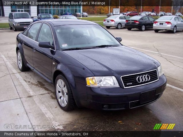 2000 Audi A6 4.2 quattro Sedan in Ming Blue Pearl