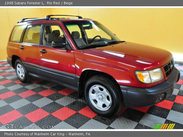1998 Subaru Forester L in Rio Red