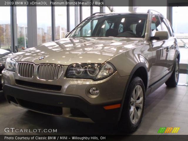 2009 BMW X3 xDrive30i in Platinum Bronze Metallic