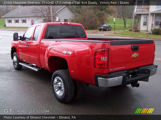 2009 Chevrolet Silverado 3500HD LT Extended Cab 4x4 Dually in Victory Red